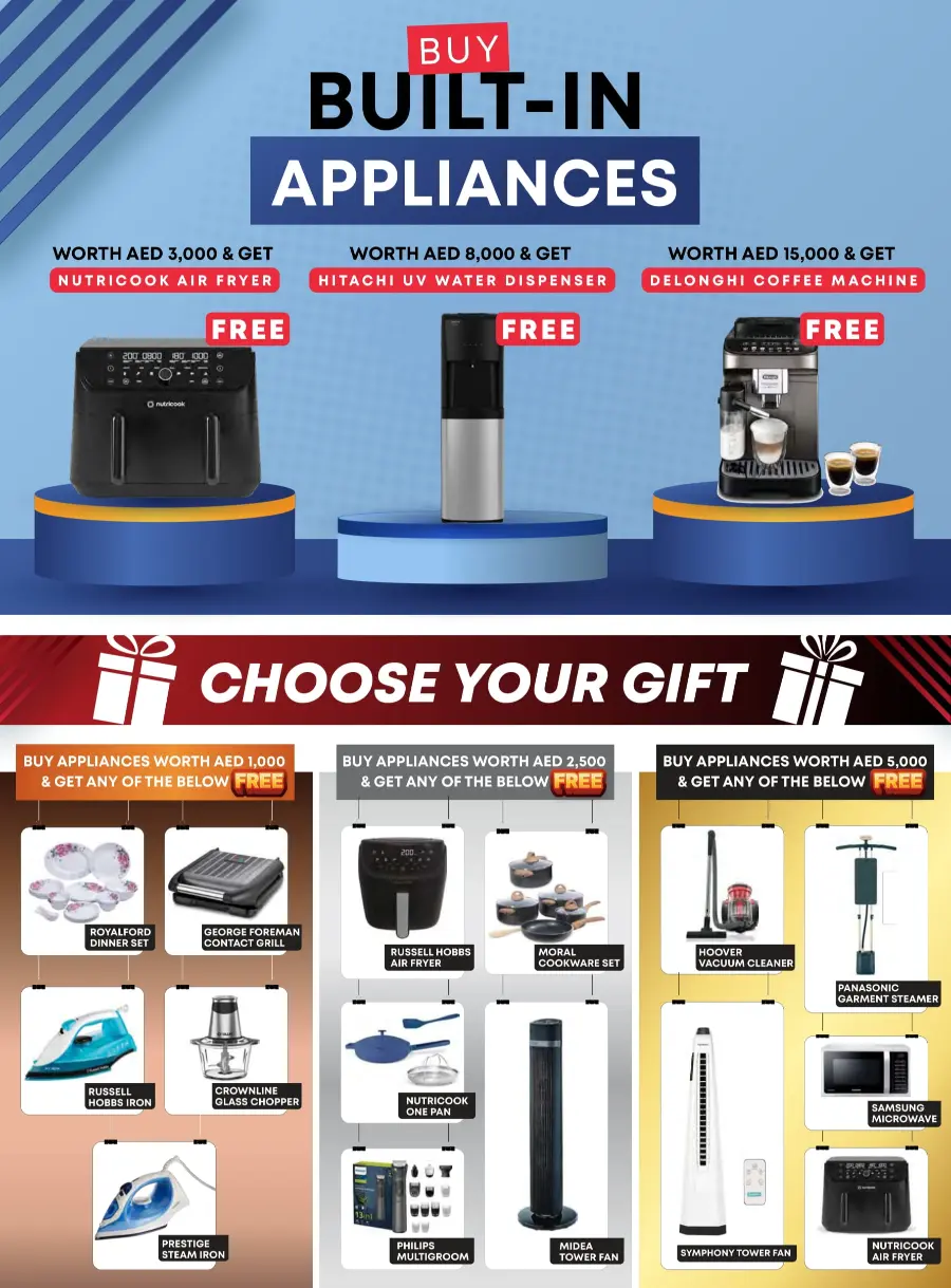 Biggest Appliances SALE: 25%–50% OFF In Emax Dubai