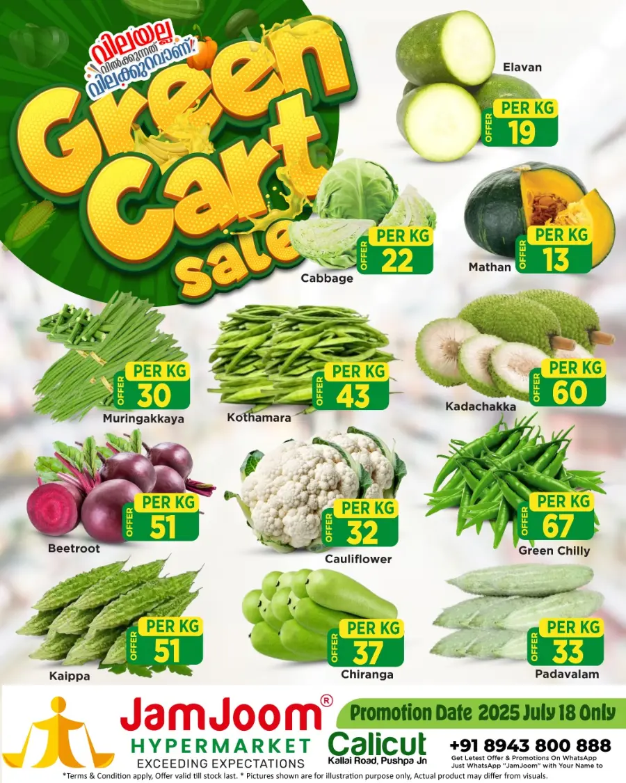Green Cart In JamJoom Hypermarket undefined