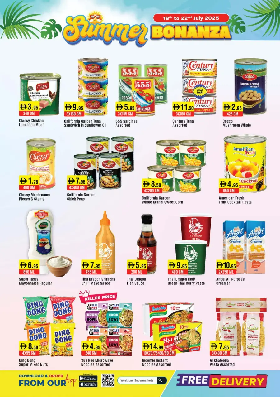 Summer Bonanza In West Zone Supermarket Dubai