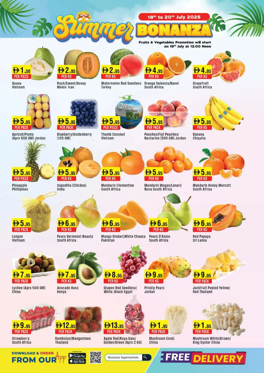 Summer Bonanza In West Zone Supermarket Dubai