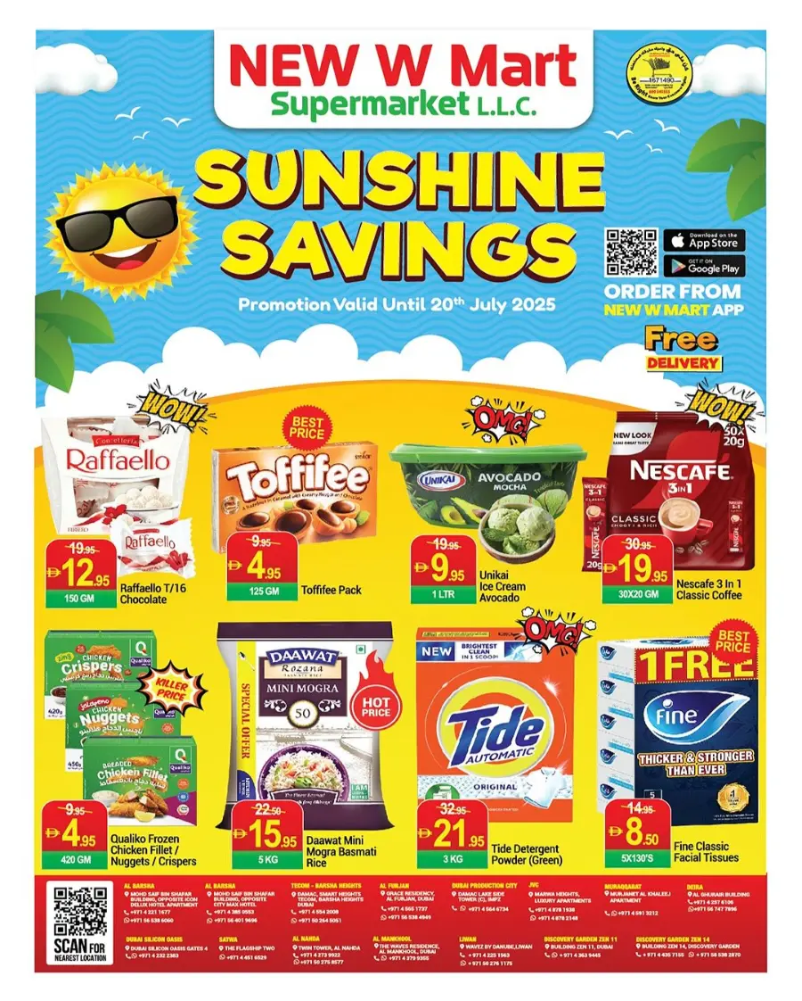 Sunshine Savings In New W Mart Dubai