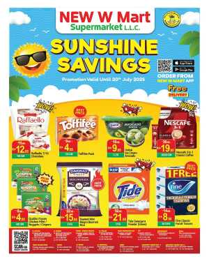 Sunshine Savings In New W Mart Dubai
