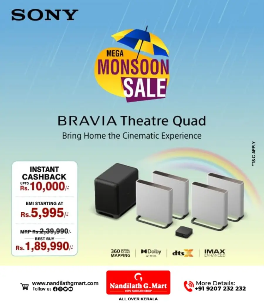 Mega Monsoon Sale In Nandilath G Mart Calicut