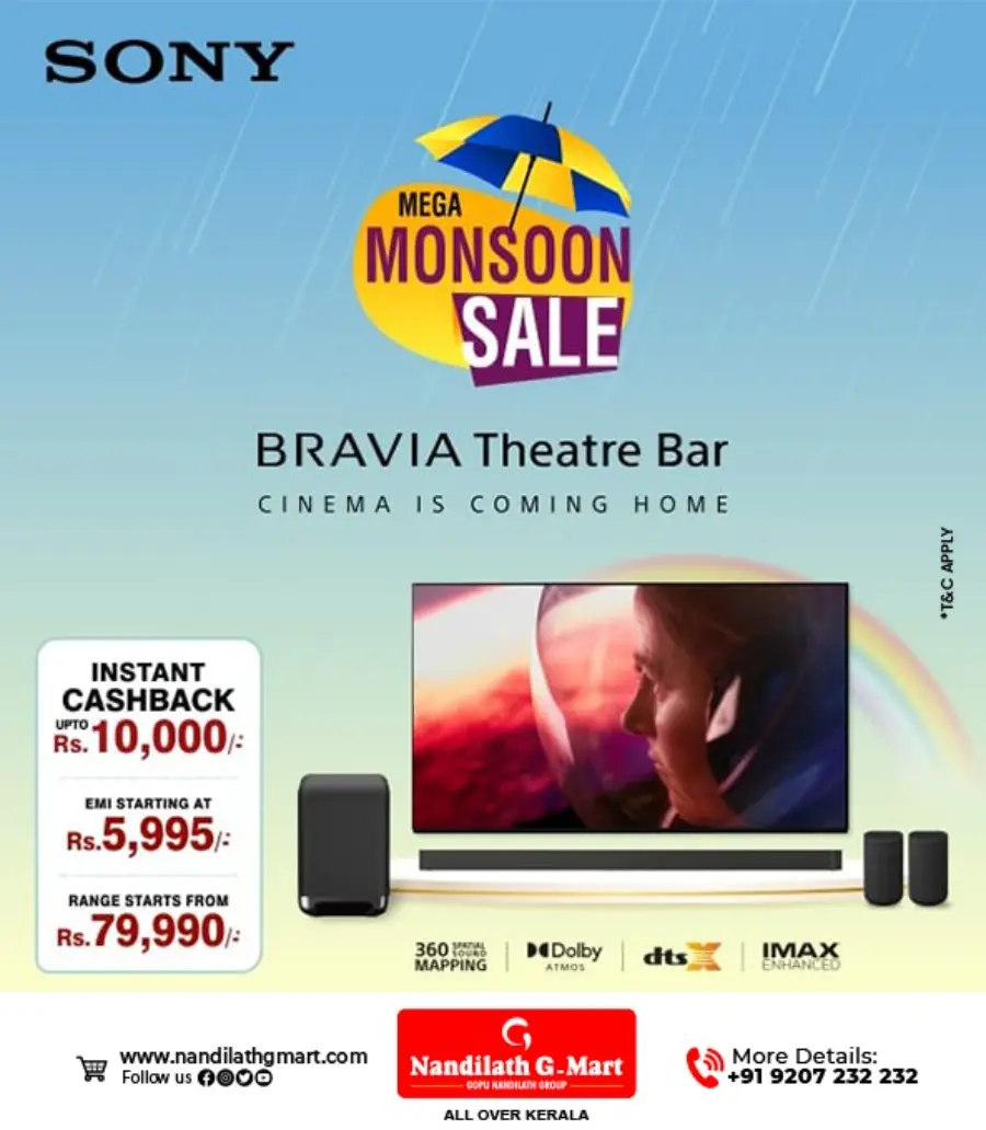 Mega Monsoon Sale In Nandilath G Mart Calicut