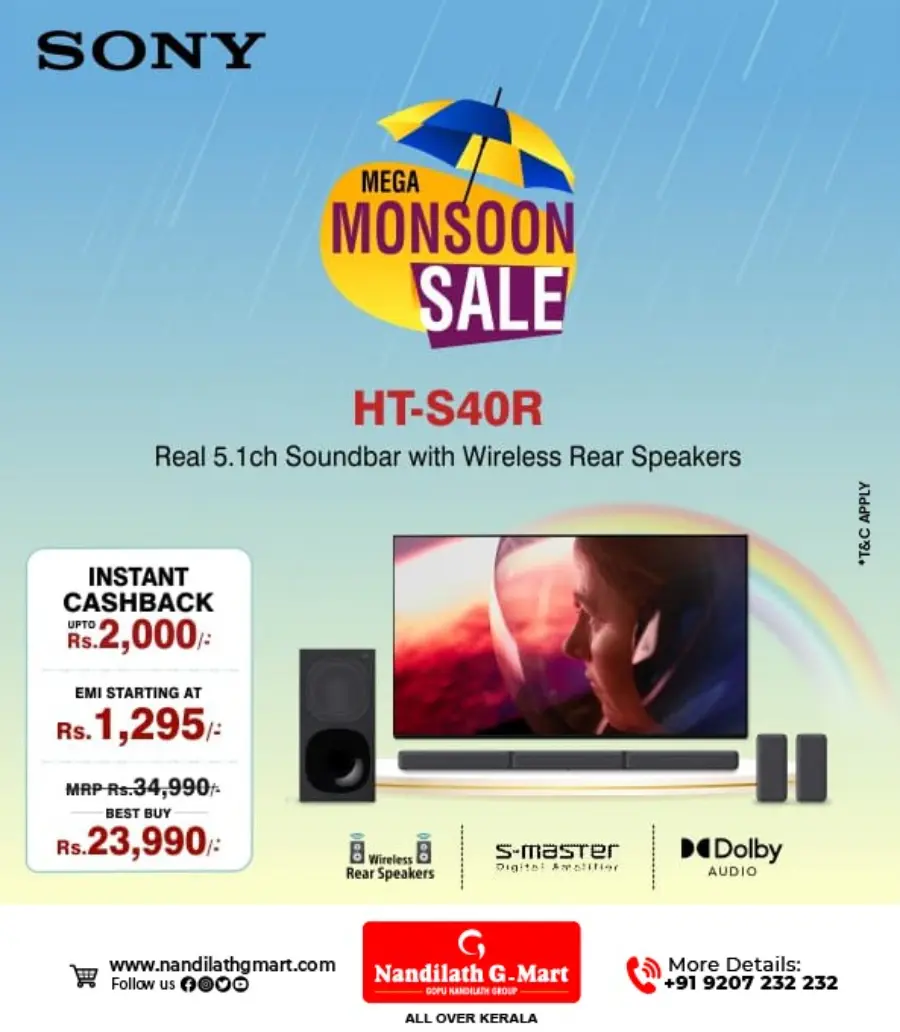 Mega Monsoon Sale In Nandilath G Mart Calicut
