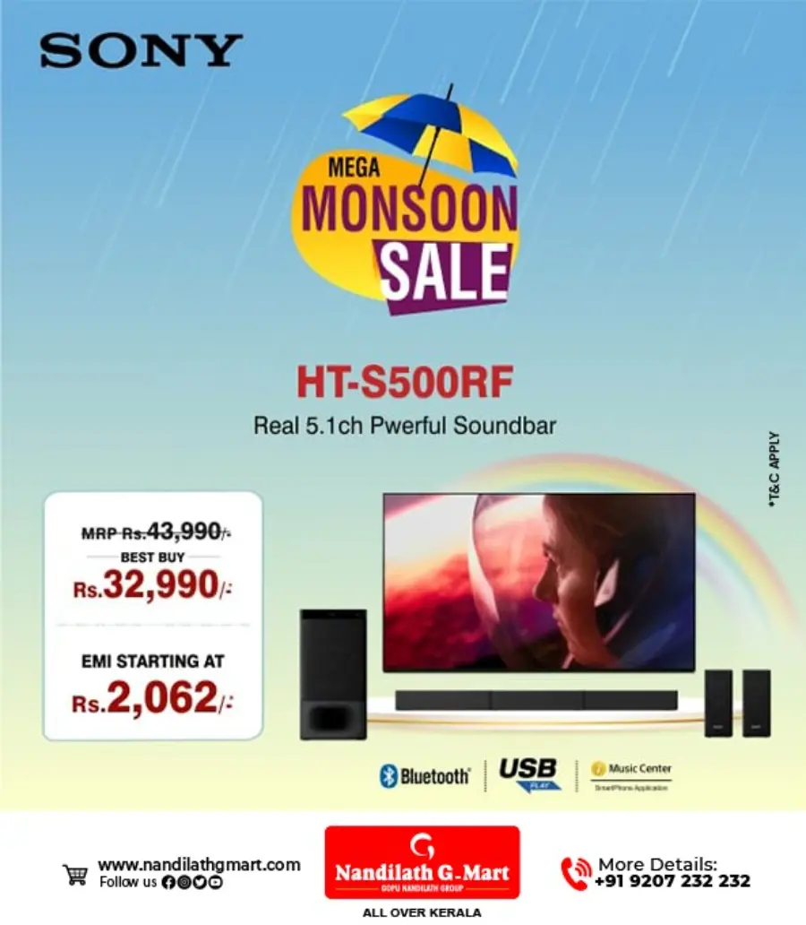 Mega Monsoon Sale In Nandilath G Mart Calicut