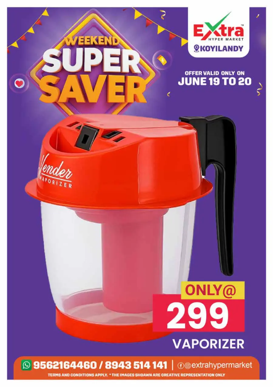 Weekend Super Saver In Extra hypermarket Calicut