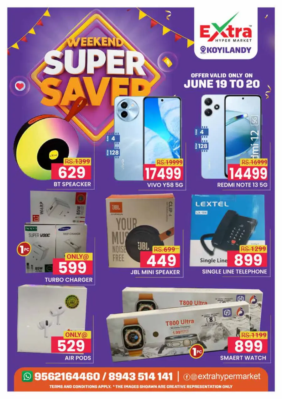Weekend Super Saver In Extra hypermarket Calicut