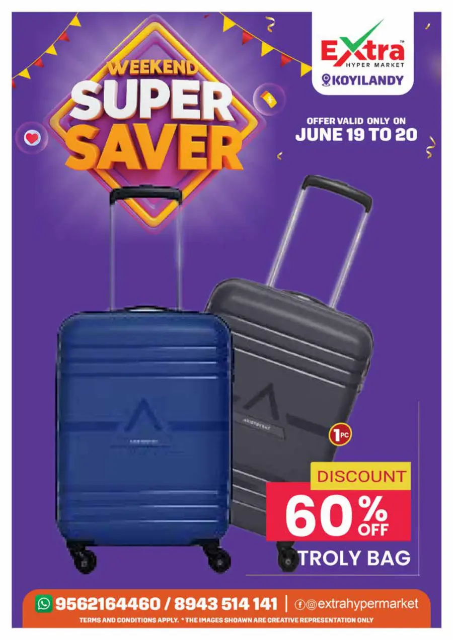 Weekend Super Saver In Extra hypermarket Calicut