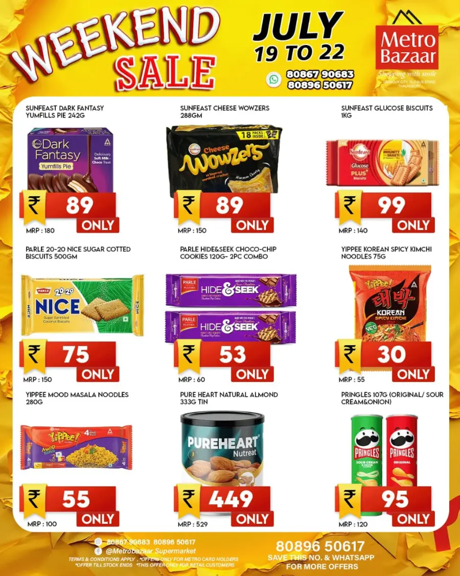Weekend Sale In Metro Bazaar Kannur