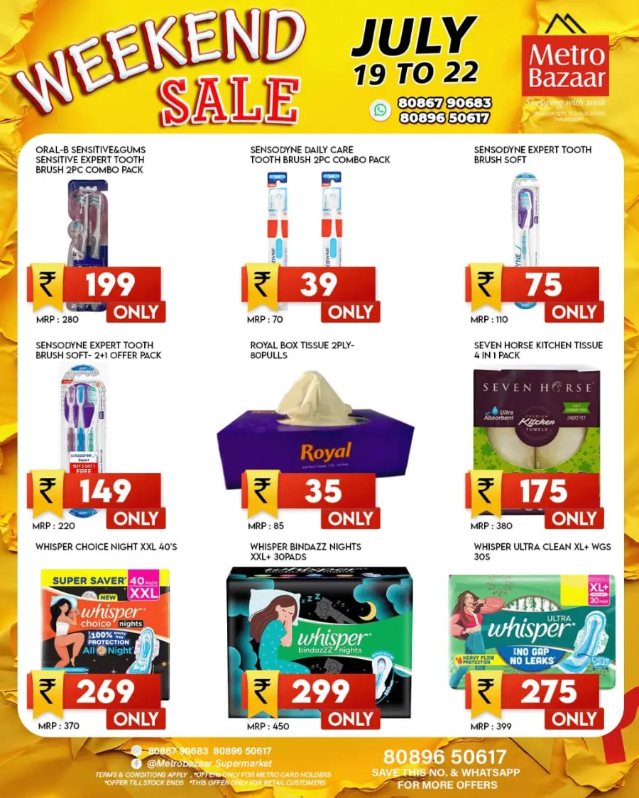 Weekend Sale In Metro Bazaar Kannur