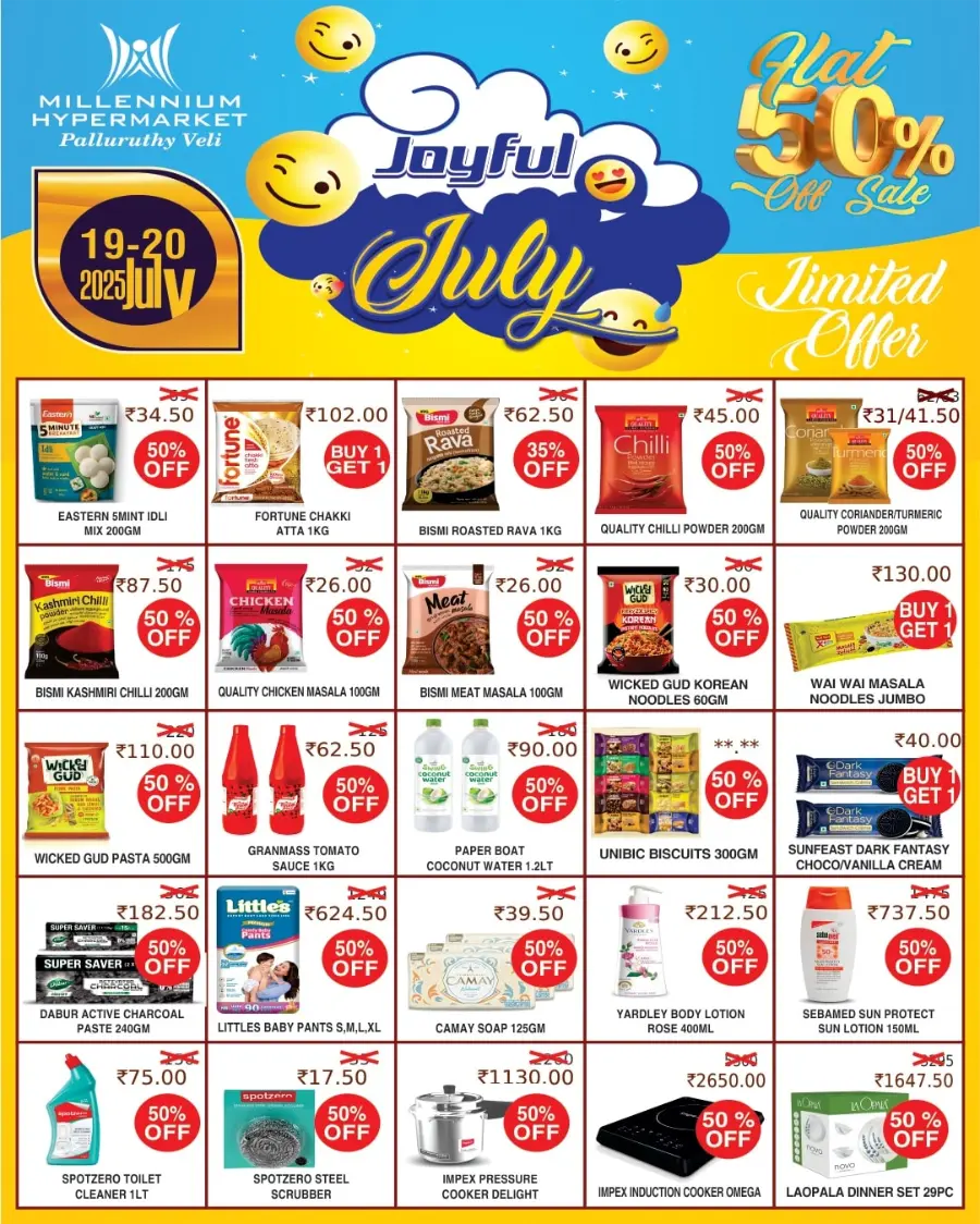 Joyful July - Buy more Save more In Millennium Hypermarket Ernakulam