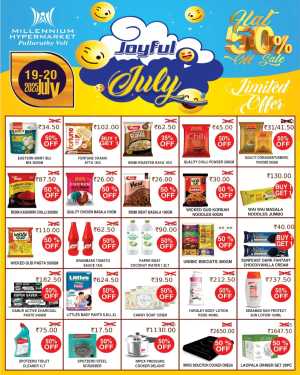 Joyful July - Buy more Save more In Millennium Hypermarket Ernakulam
