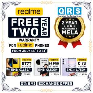 Warranty Mela In QRS Retail Ernakulam,Calicut,Malappuram,Trivandrum,Kollam,Alappuzha,Kottayam,Pathanamthitta