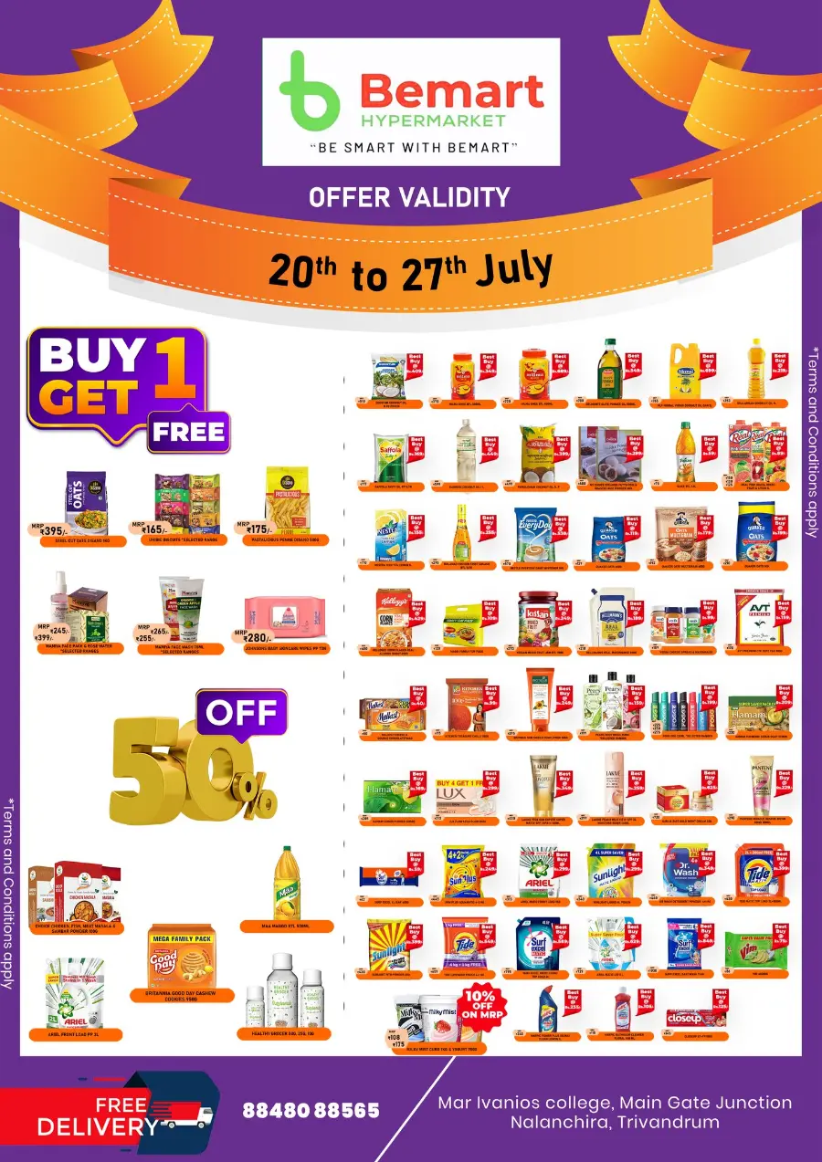 Offers In Bemart Hypermarket Trivandrum