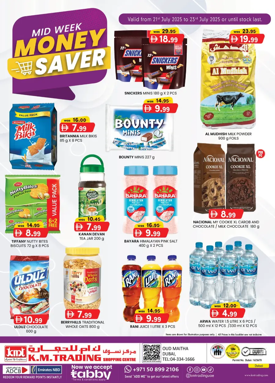 Mid Week Money Saver In K.M Trading Dubai