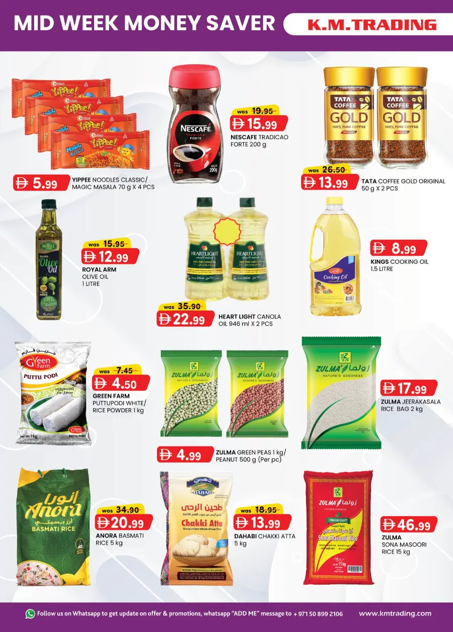 Mid Week Money Saver In K.M Trading Dubai