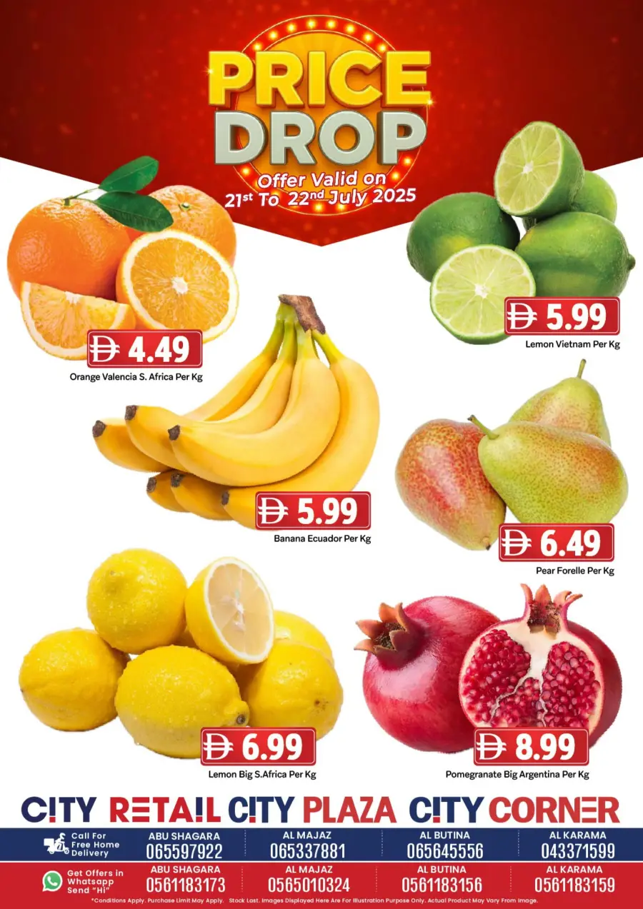 Price Drop In City Retail Sharjah / Ajman