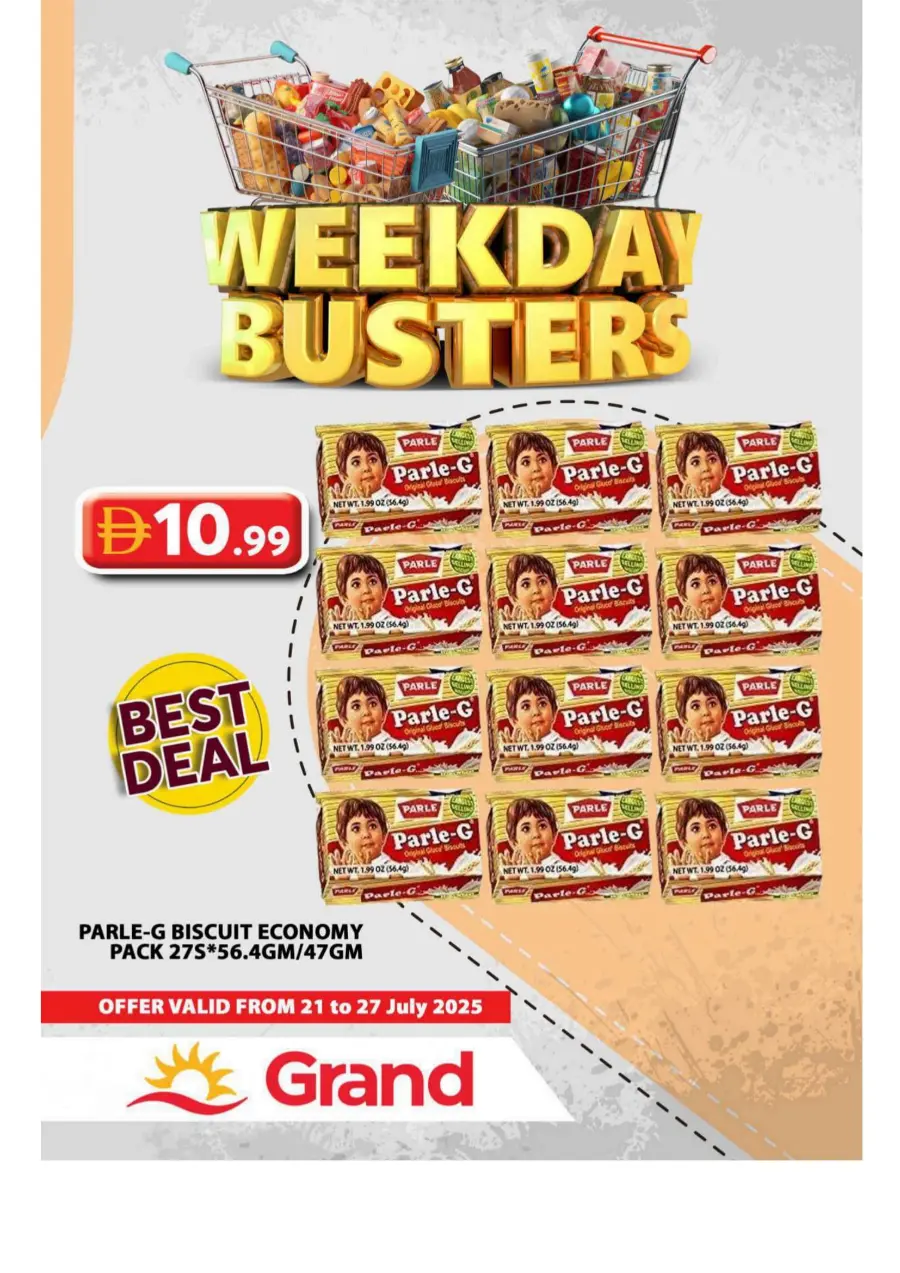 Weekday Busters In Grand Hypermarket Sharjah / Ajman