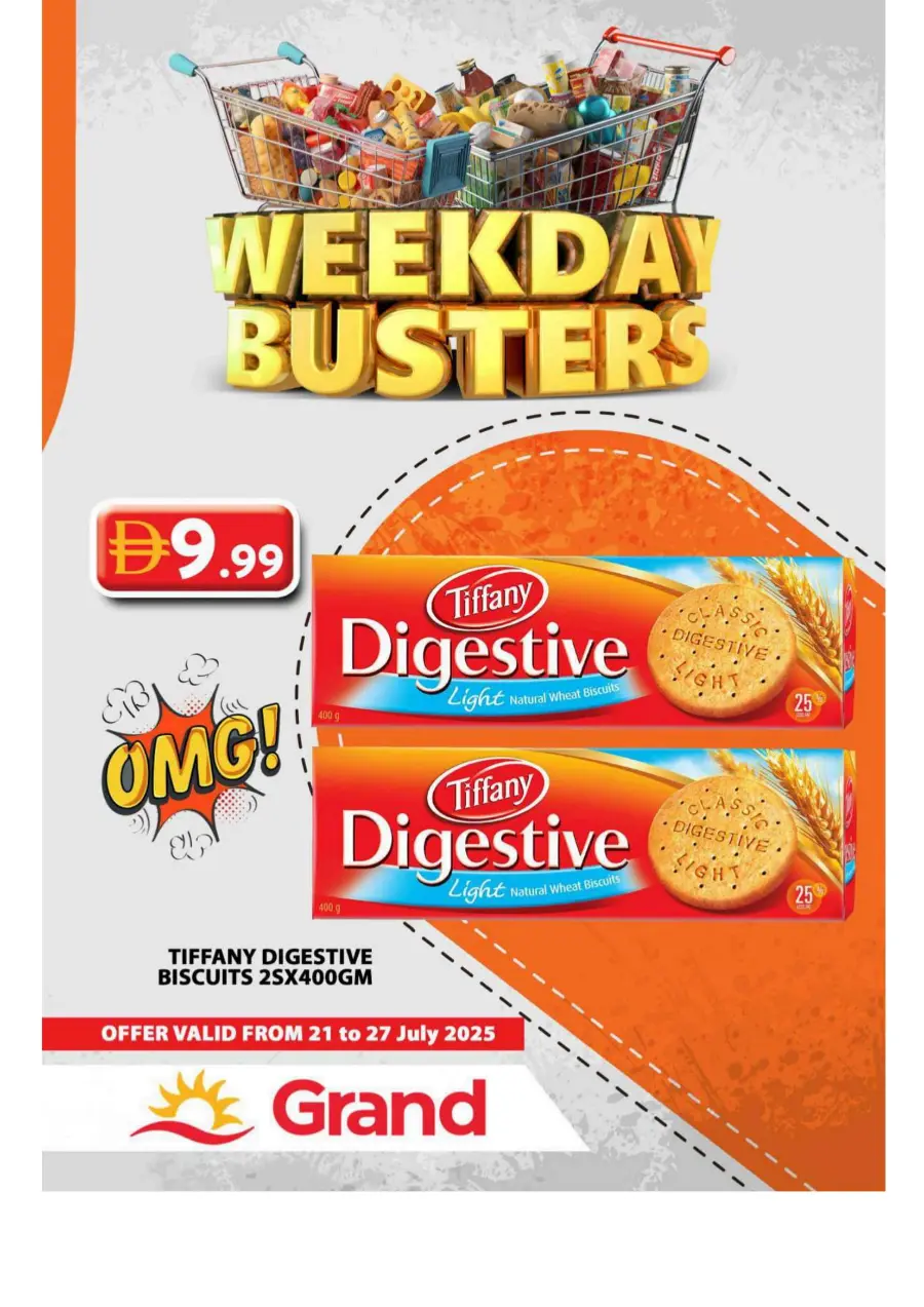 Weekday Busters In Grand Hypermarket Sharjah / Ajman