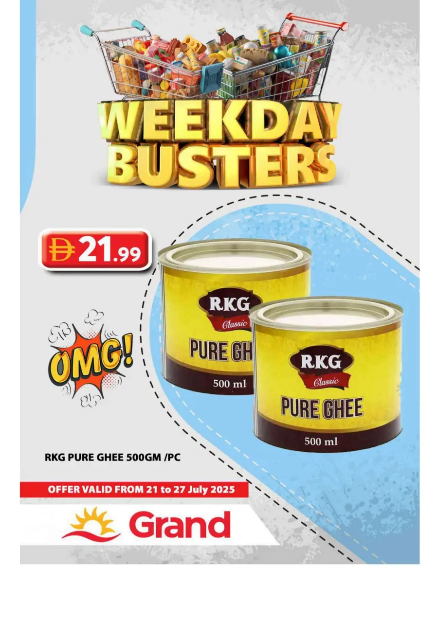 Weekday Busters In Grand Hypermarket Sharjah / Ajman
