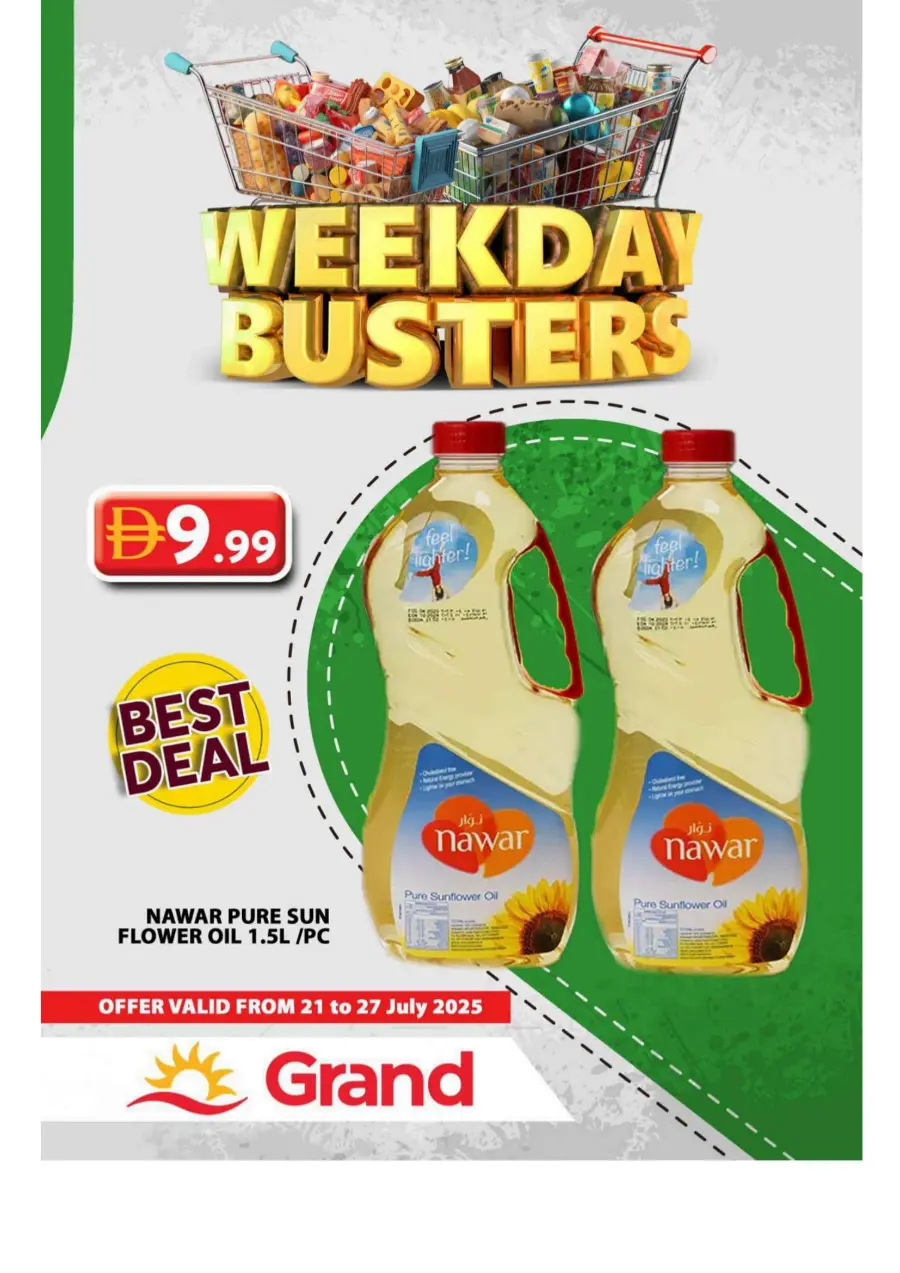 Weekday Busters In Grand Hypermarket Sharjah / Ajman