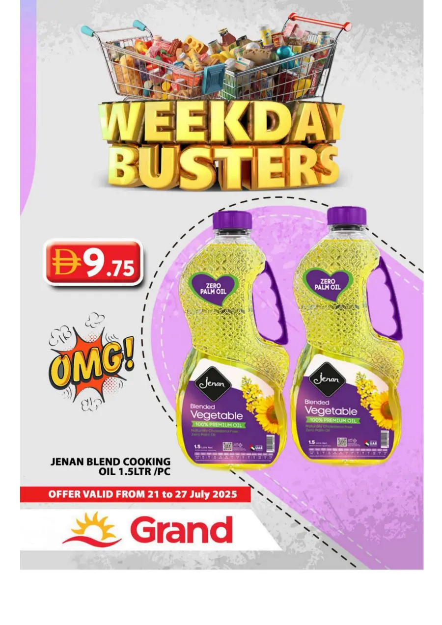 Weekday Busters In Grand Hypermarket Sharjah / Ajman
