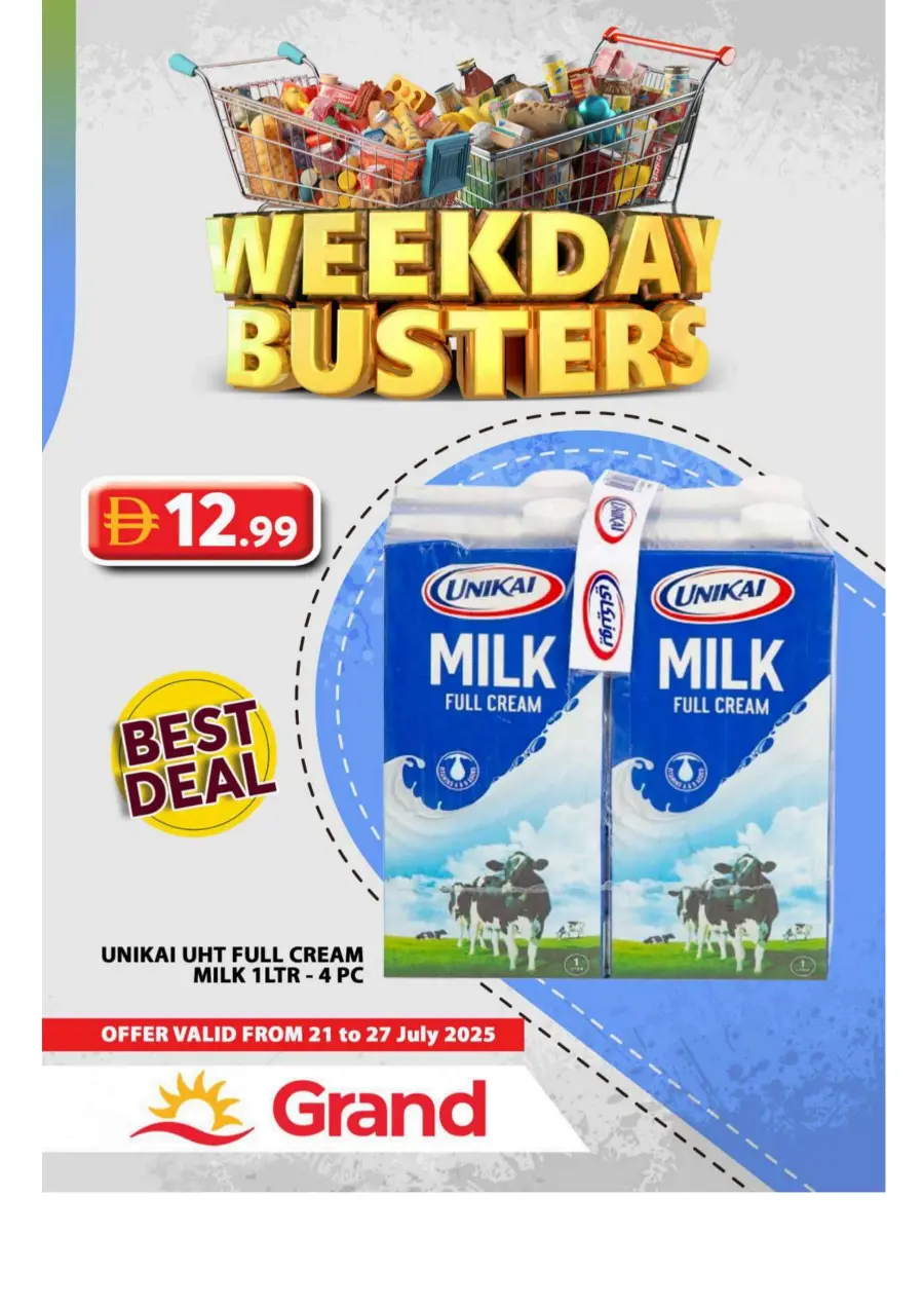 Weekday Busters In Grand Hypermarket Sharjah / Ajman