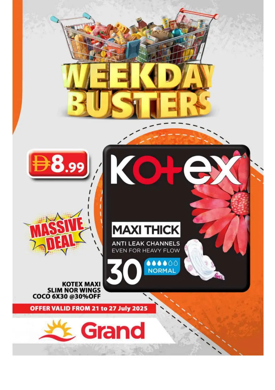 Weekday Busters In Grand Hypermarket Sharjah / Ajman