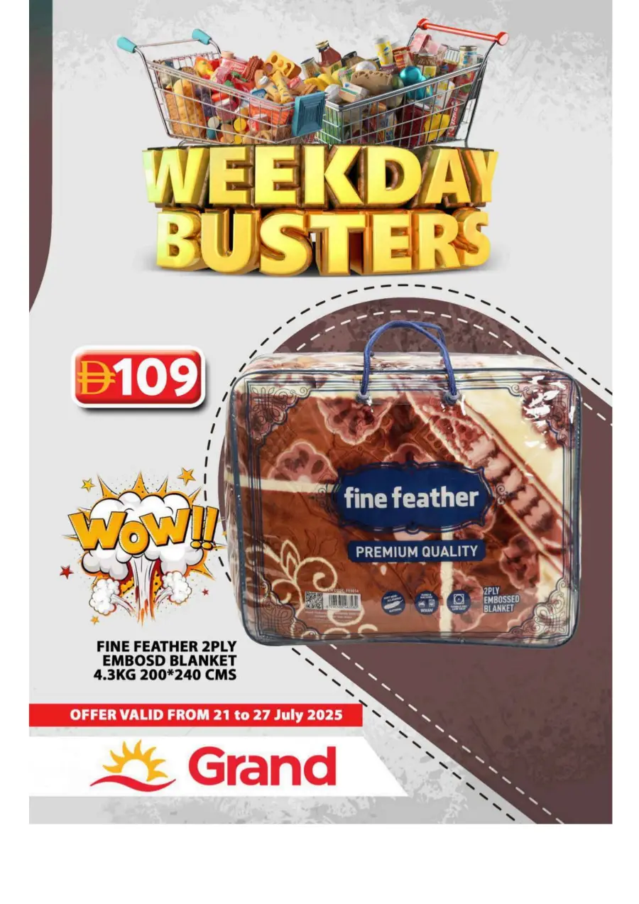 Weekday Busters In Grand Hypermarket Sharjah / Ajman
