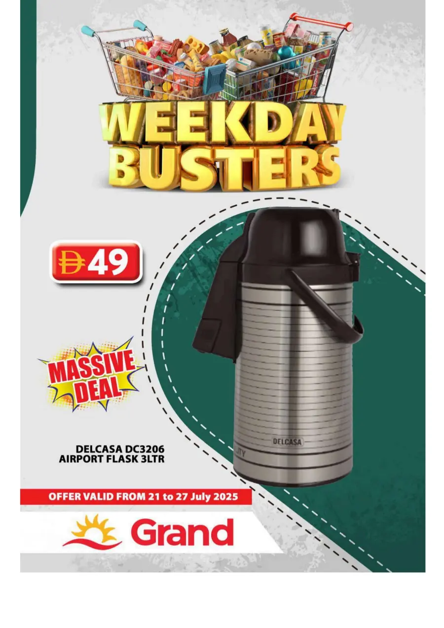 Weekday Busters In Grand Hypermarket Sharjah / Ajman