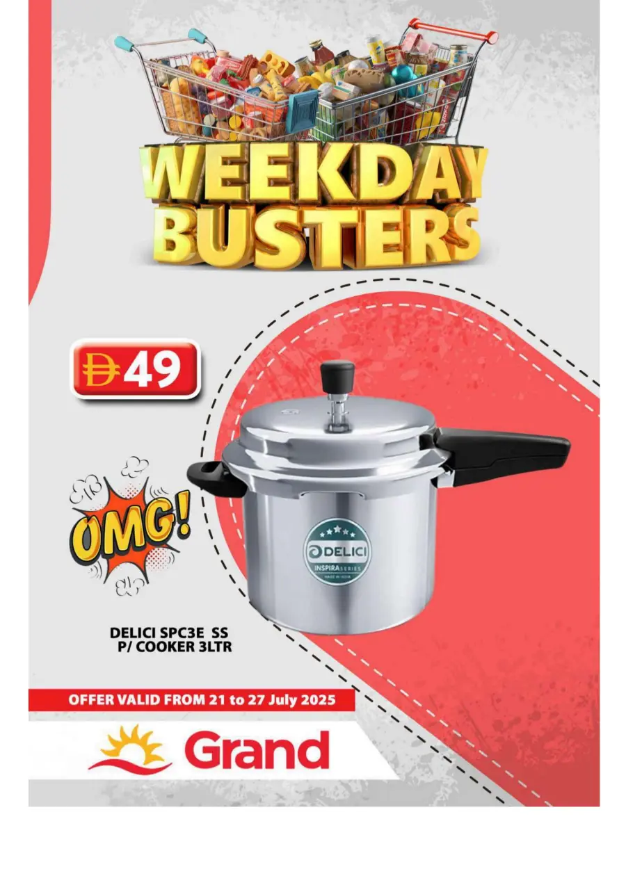 Weekday Busters In Grand Hypermarket Sharjah / Ajman
