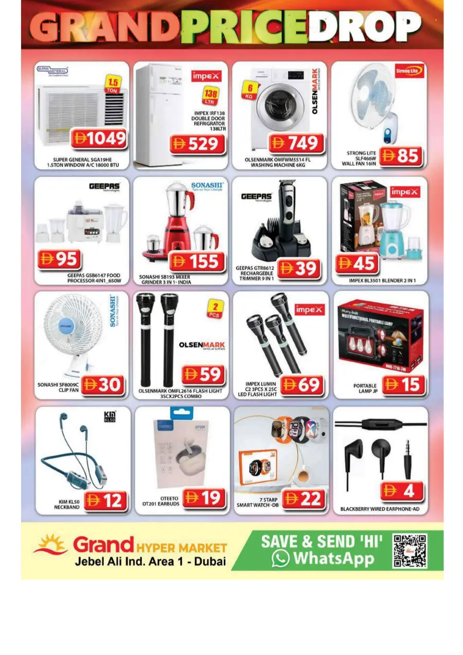 Grand Price Drop In Grand Hypermarket Dubai