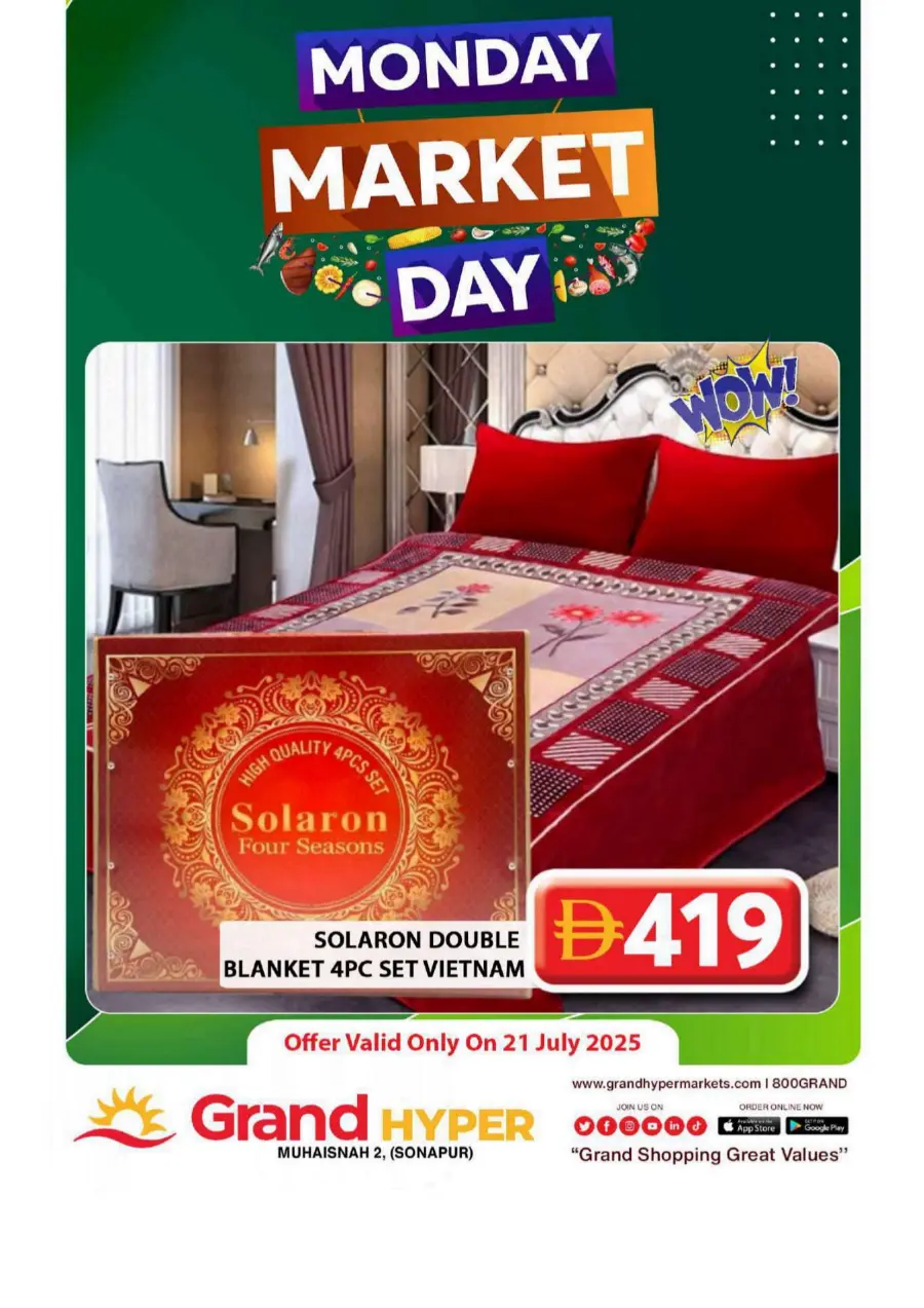 Grand Price Drop In Grand Hypermarket Dubai