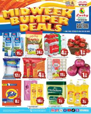 Mid week bumber deals In Lucky Center Sharjah / Ajman