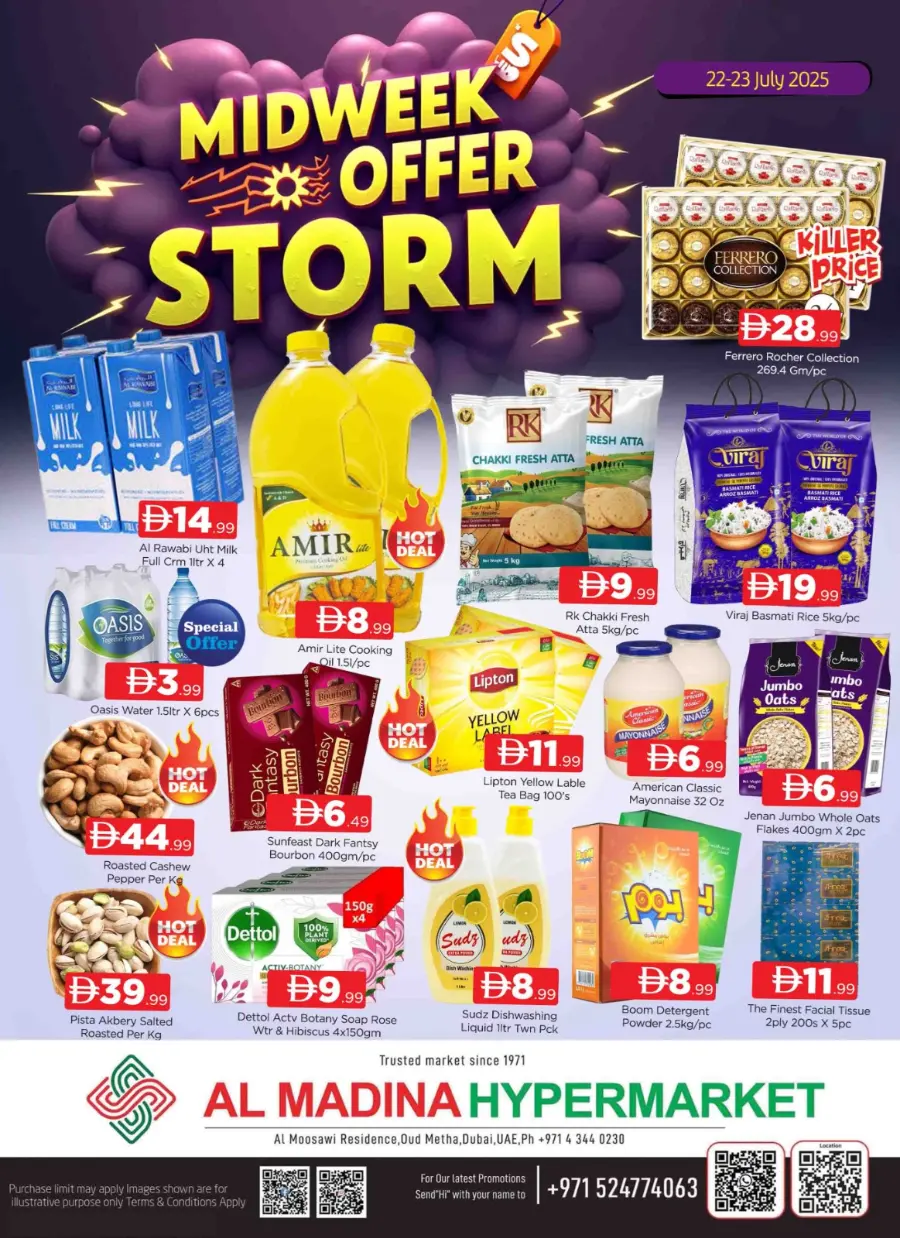 Mid week offer storm In Al Madina Hypermarket Dubai
