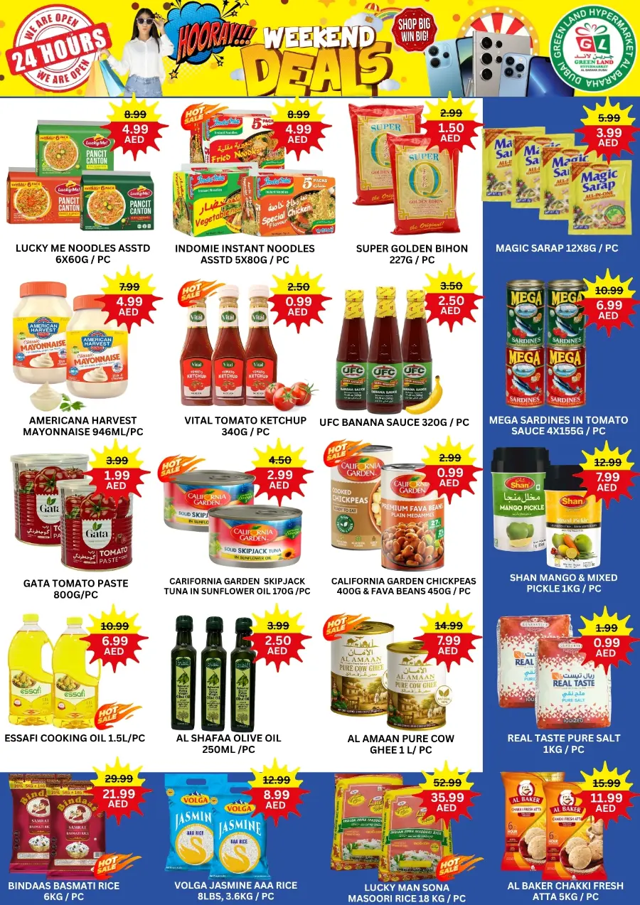 Weekend deals In Green Land Hypermarket Dubai