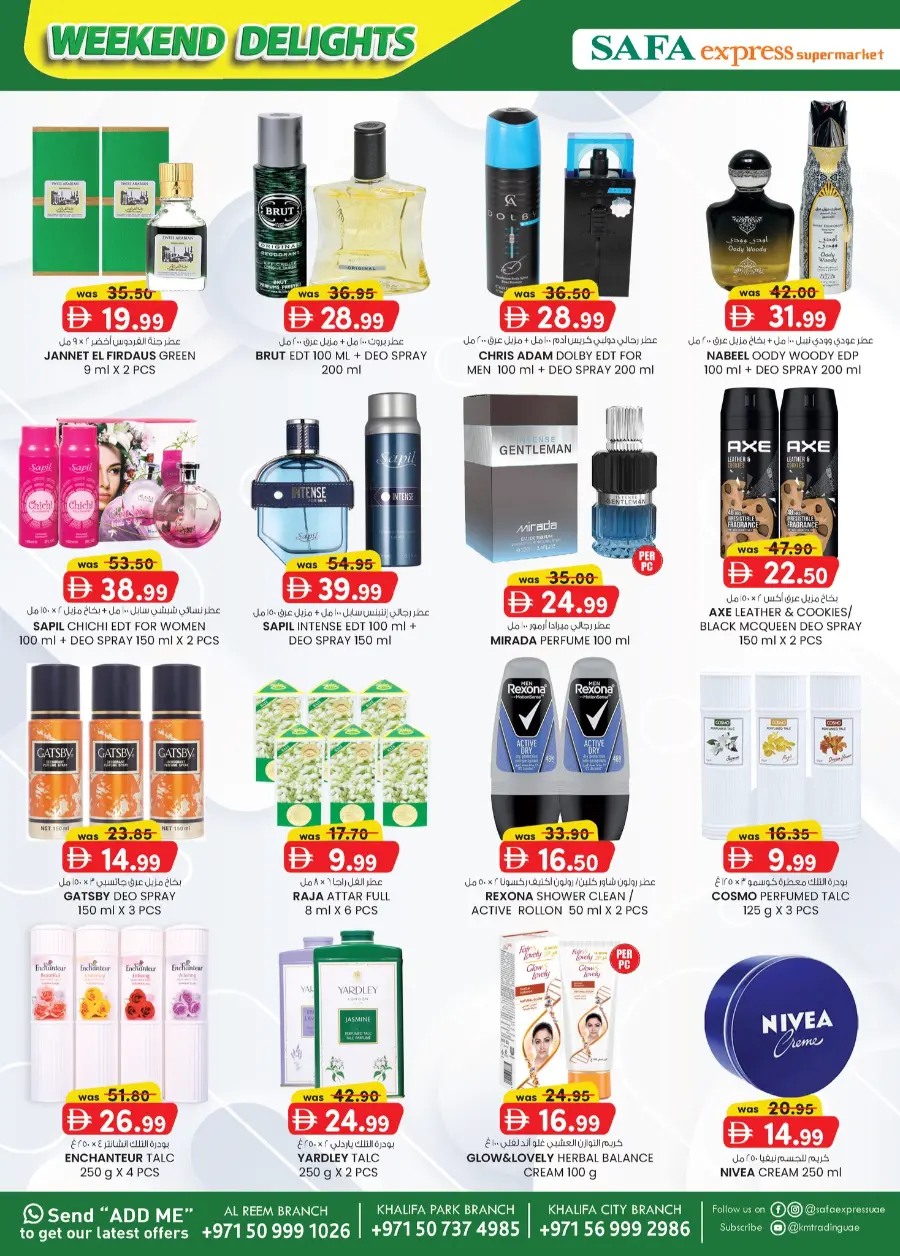 Weekend delight In SAFA Express Supermarket Abu Dhabi