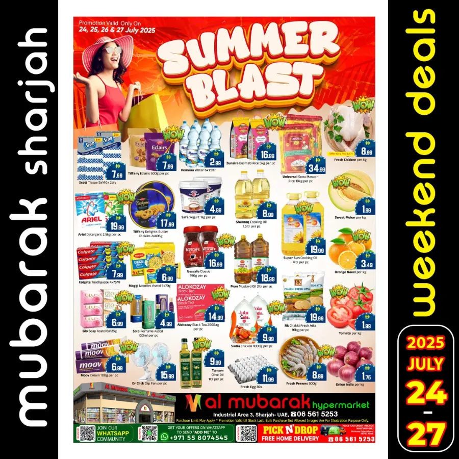 Summer blast In Mubarak Hypermarket Sharjah / Ajman