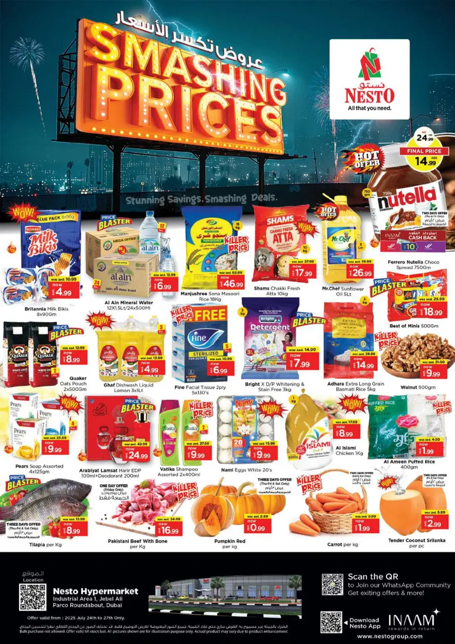 Smashing Prices In Nesto Hypermarket Dubai