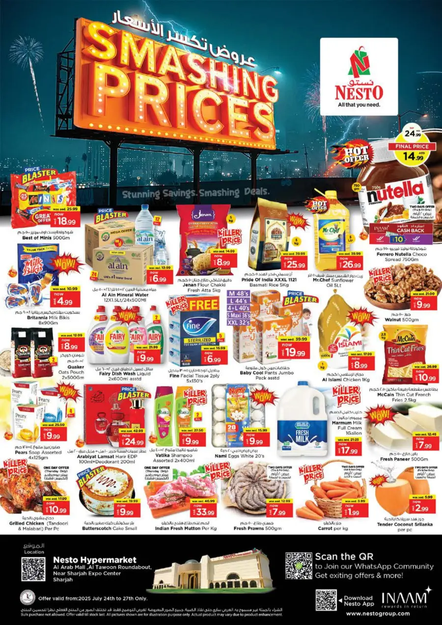 Smashing Prices In Nesto Hypermarket Sharjah / Ajman