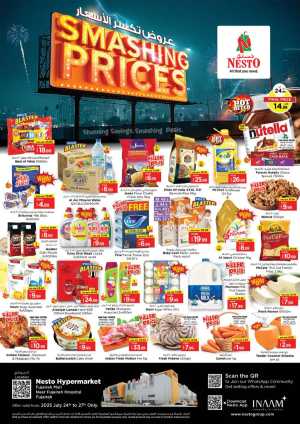 Smashing Prices In Nesto Hypermarket Fujairah