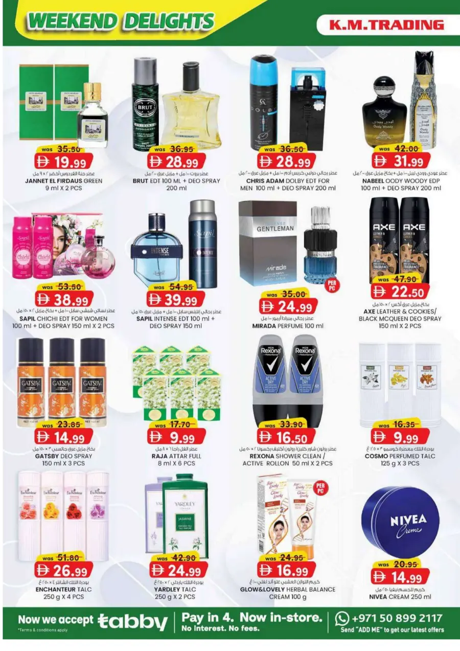 Weekend delights In K.M Trading Abu Dhabi