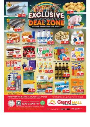 Exclusive deal zone In Grand Hypermarket Sharjah / Ajman