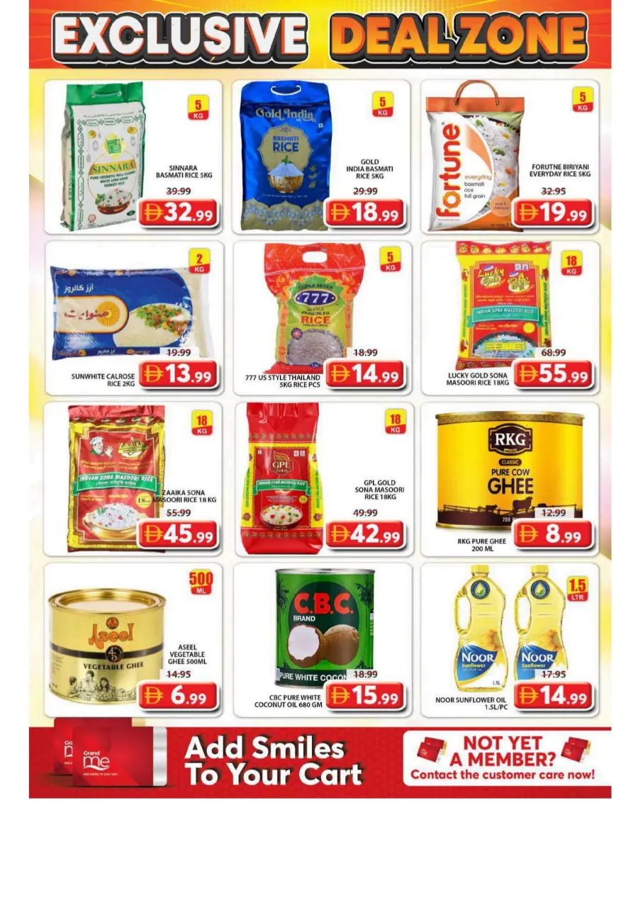 Exclusive deal zone In Grand Hypermarket Sharjah / Ajman