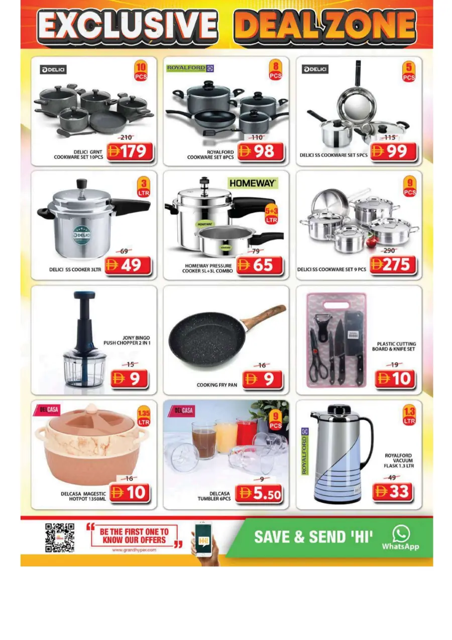 Exclusive deal zone In Grand Hypermarket Sharjah / Ajman