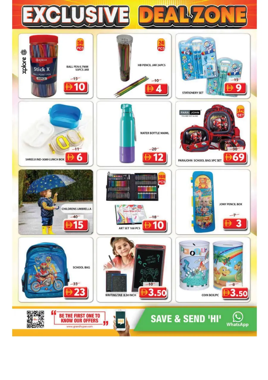 Exclusive deal zone In Grand Hypermarket Sharjah / Ajman