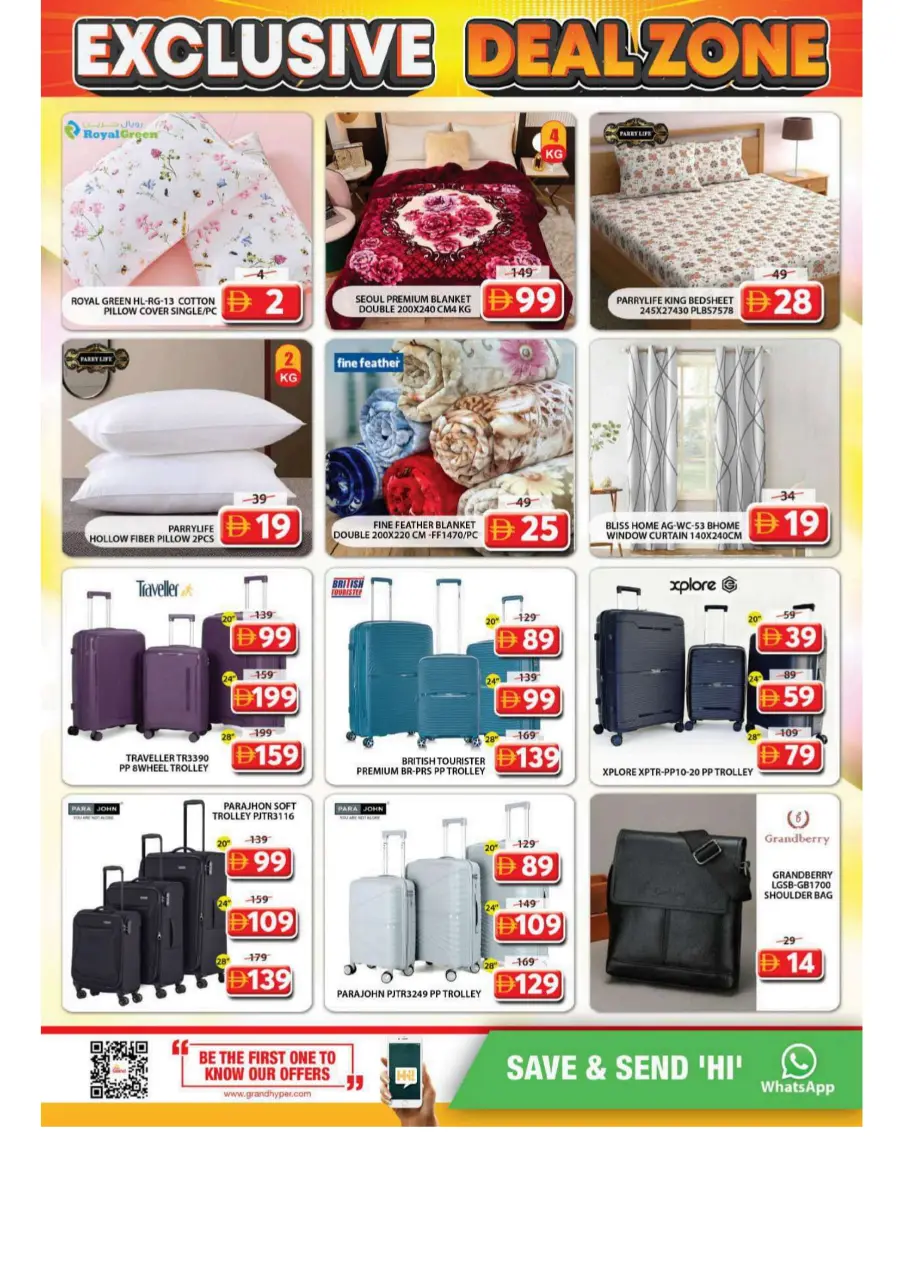 Exclusive deal zone In Grand Hypermarket Sharjah / Ajman