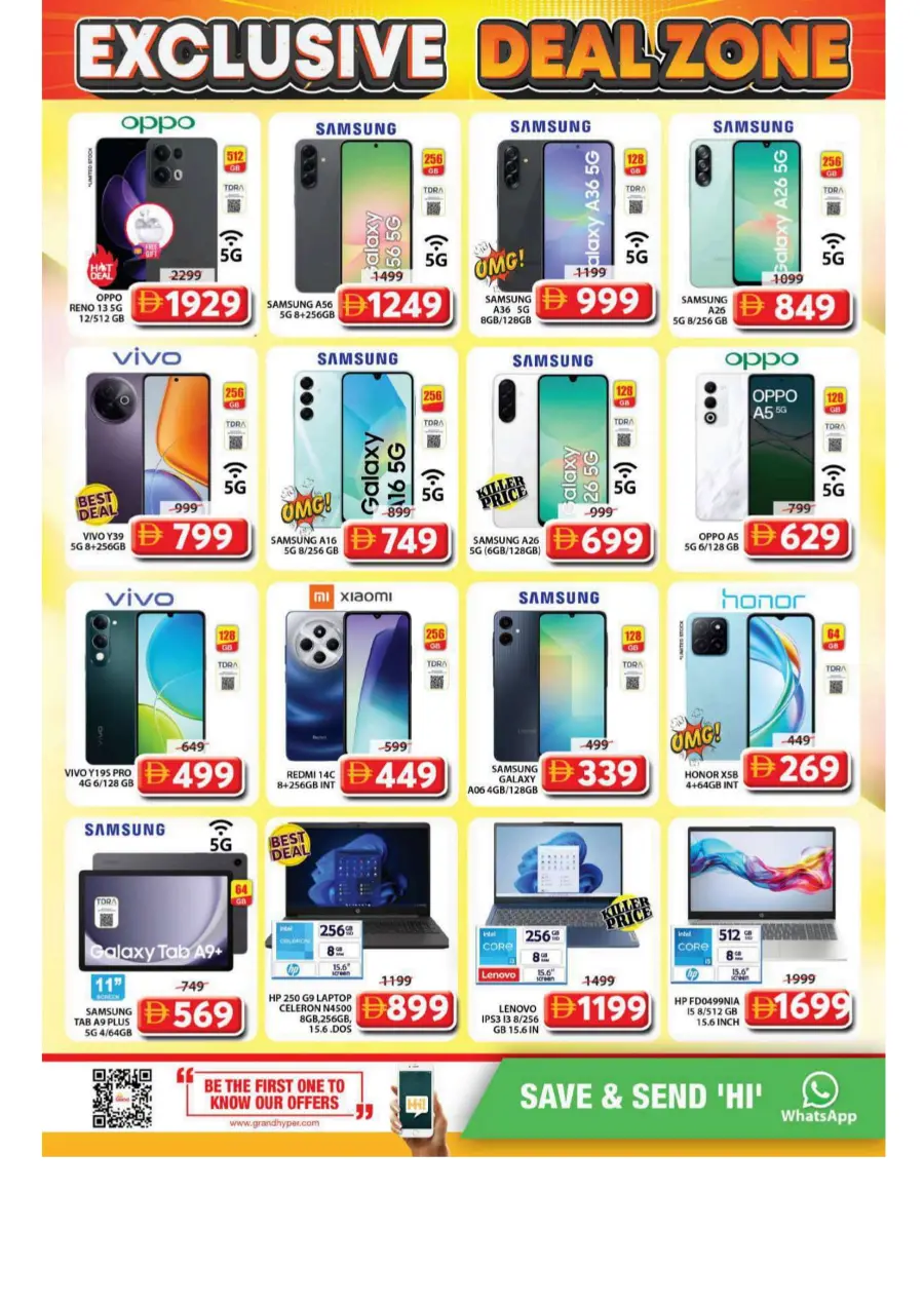 Exclusive deal zone In Grand Hypermarket Sharjah / Ajman