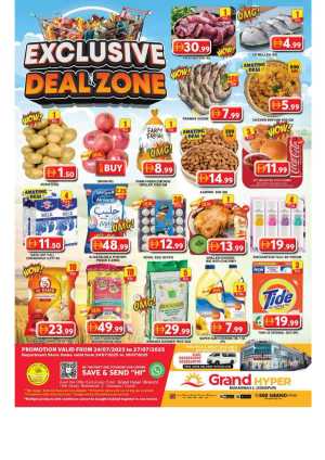 Exclusive deal zone In Grand Hypermarket Dubai